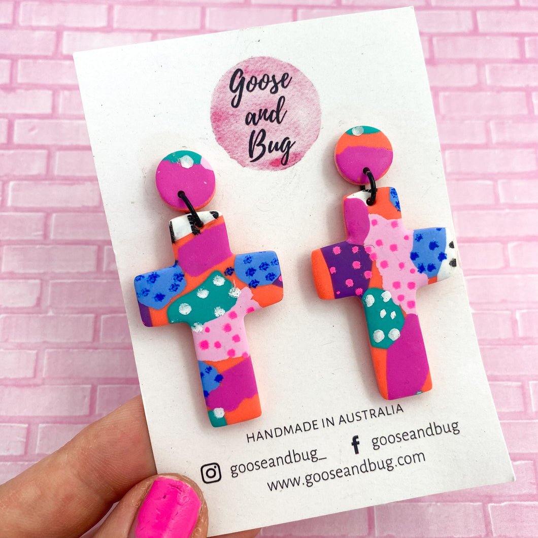 Flat Out Fabulous Cross Dangles