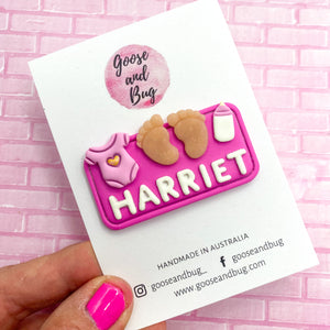 Name Badge - Baby theme (Choose your design)