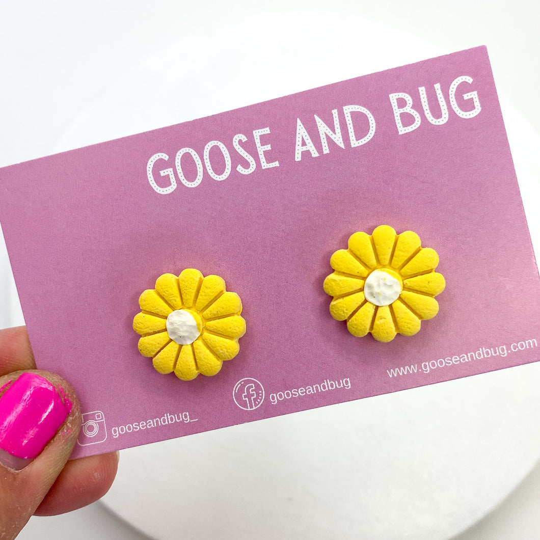 Golden Petals - Studs